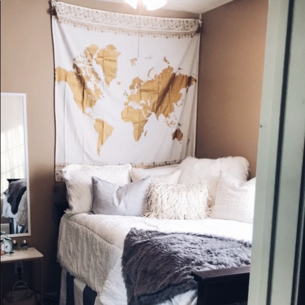 World Map Tapestry